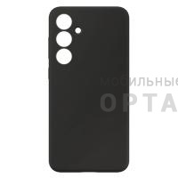 Чехол силикон COVER, бархатная подкладка в упаковке, Tecno Spark G01, черный