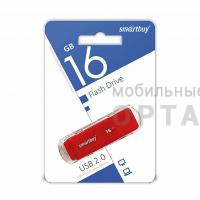 Флешка USB 16 Гб Smartbuy  Dock  красный