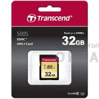 Карта памяти SDHC 32 Гб Transcend 500S UHS-I